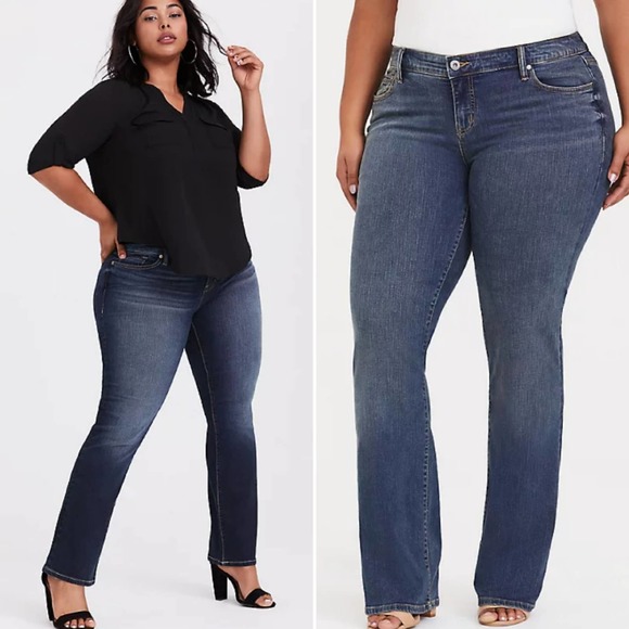 Torrid Relaxed Boot Cut Jeans Stretch 26 Regular